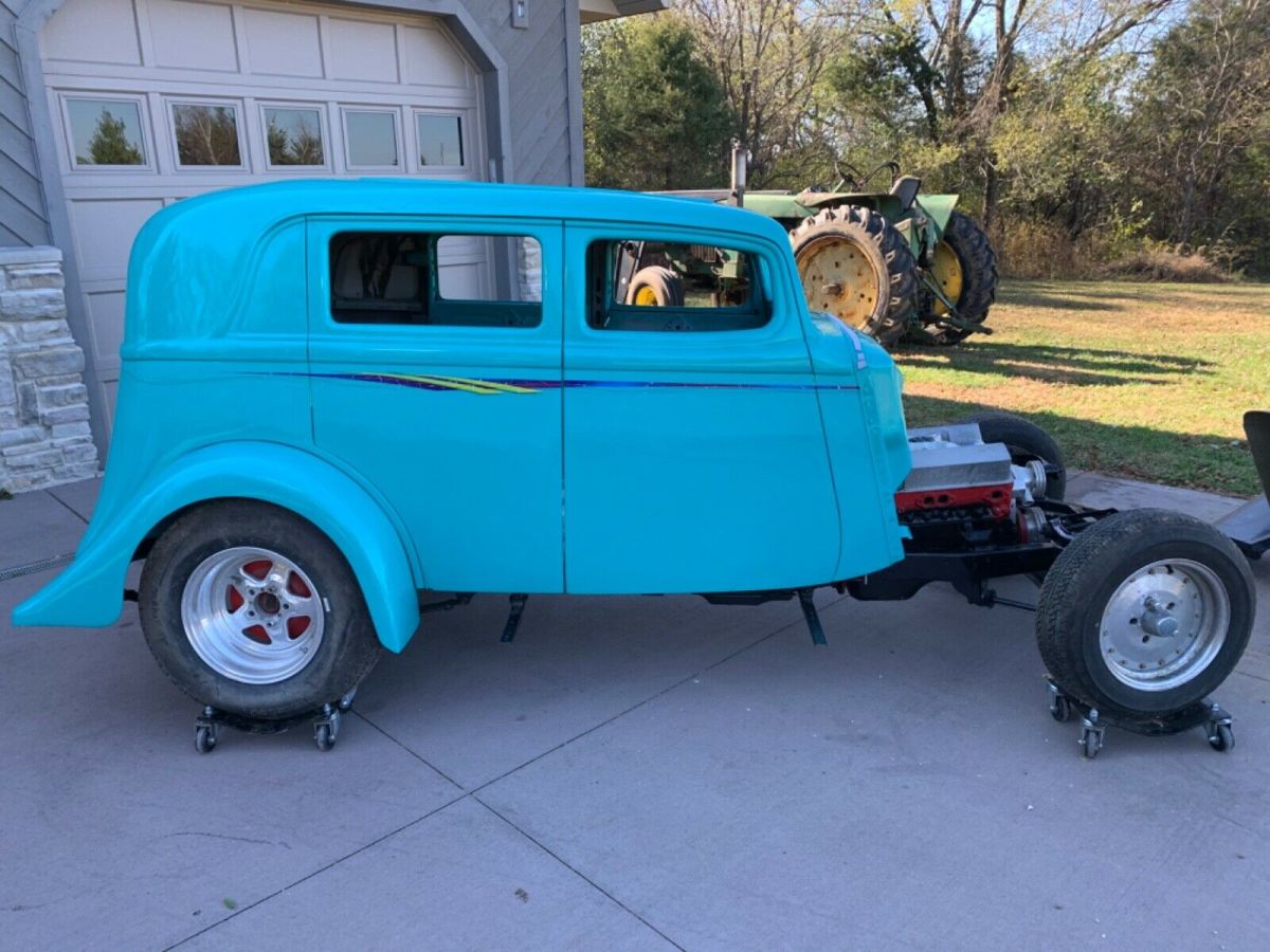 1933 Blue Willys Model 77 Sedan