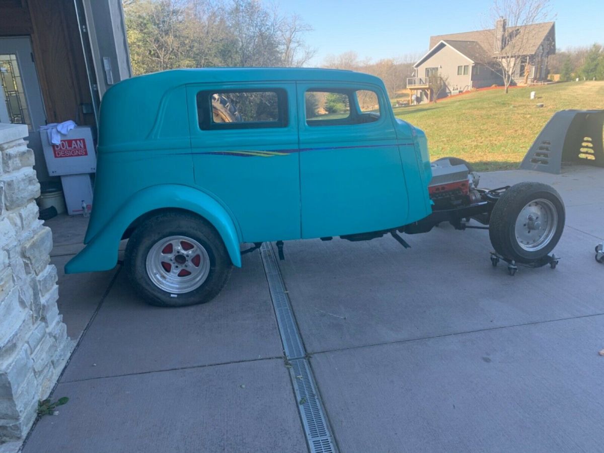 1933 Blue Willys Model 77 Sedan
