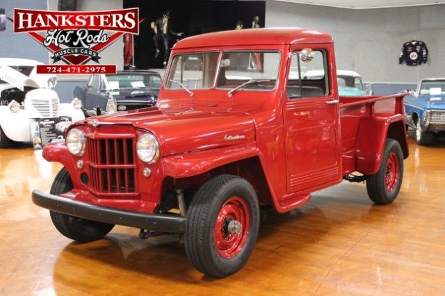 1960 Red Willys Truck --