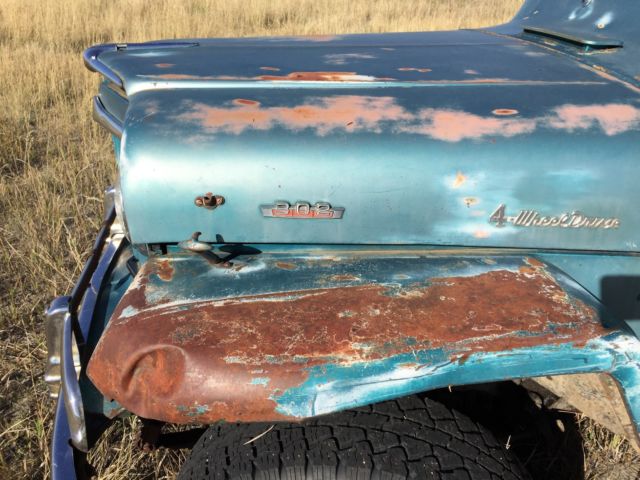 1962 teal Willys Station Wagon SUV