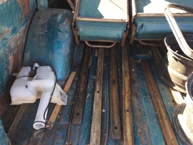 1962 teal Willys Station Wagon SUV