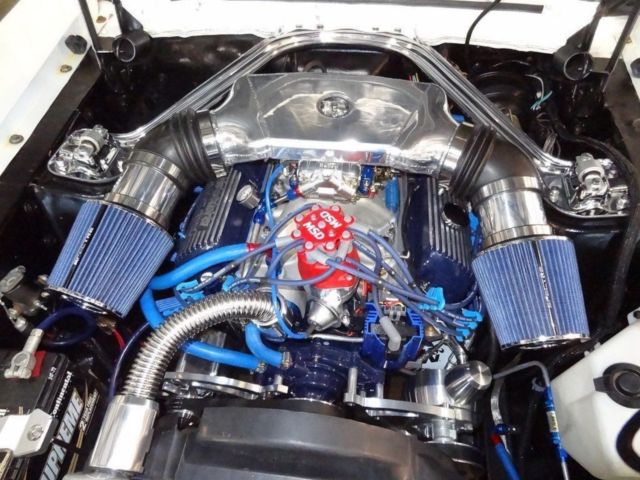 1967 White Ford Mustang Coupe