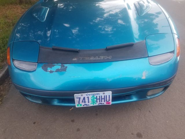 1991 Astor Blue(obviously green) Dodge Stealth Hatchback