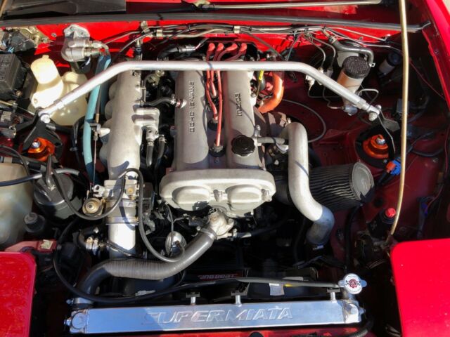 1993 Red Mazda MX-5 Miata Convertible