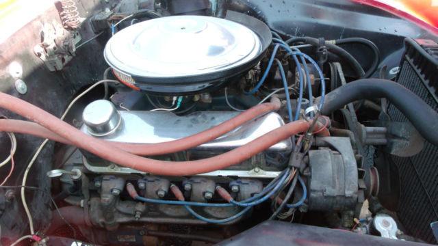 1957 Red Ford Thunderbird Convertible