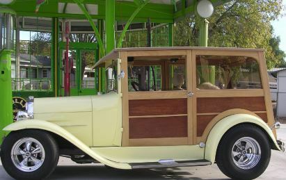 1929 Solar Yellow (Centari) Ford A Woody Wagon