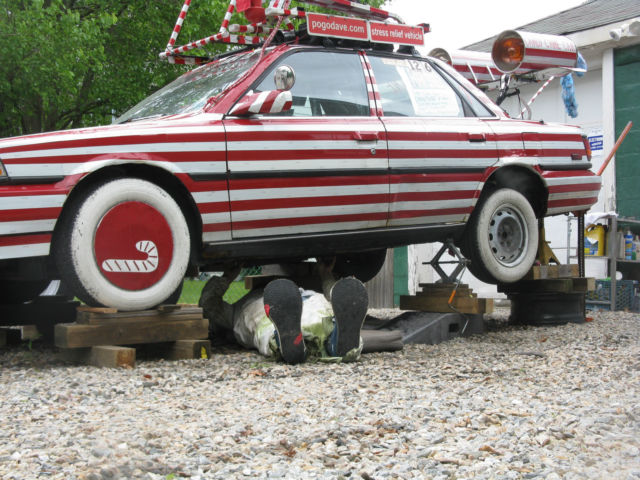 1991 RED AND WHITE Toyota Camry Sedan