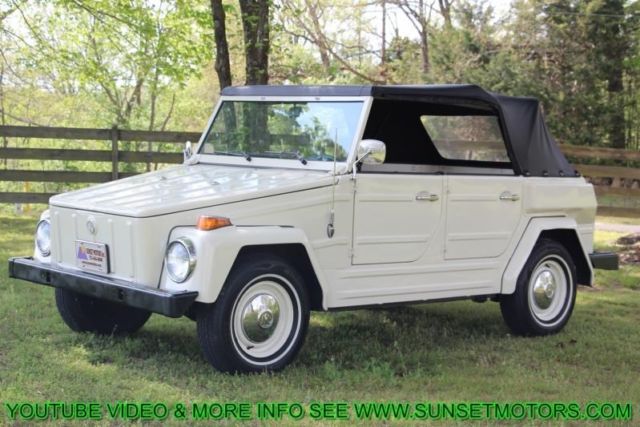1974 White Volkswagen Thing --