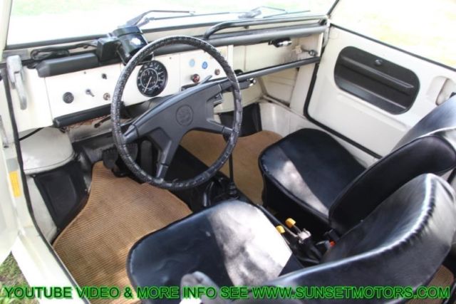 1974 White Volkswagen Thing --