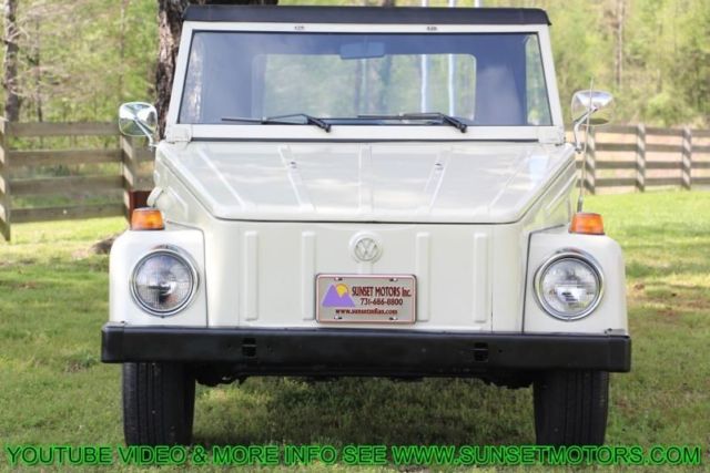 1974 White Volkswagen Thing --
