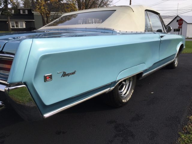 1968 Light Blue Metallic Chrysler Newport Convertible