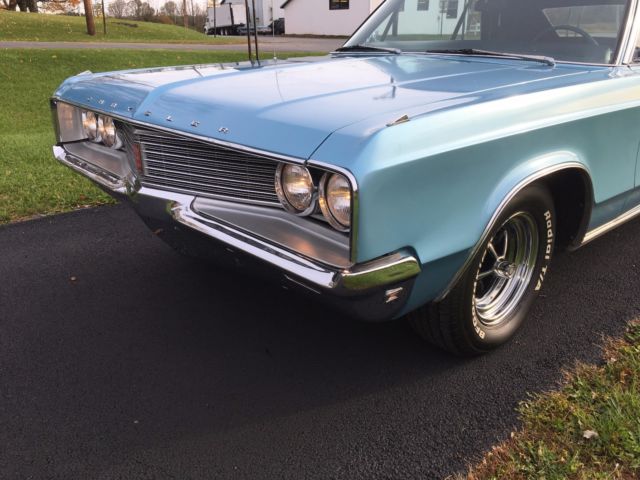 1968 Light Blue Metallic Chrysler Newport Convertible