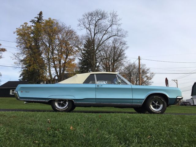 1968 Light Blue Metallic Chrysler Newport Convertible