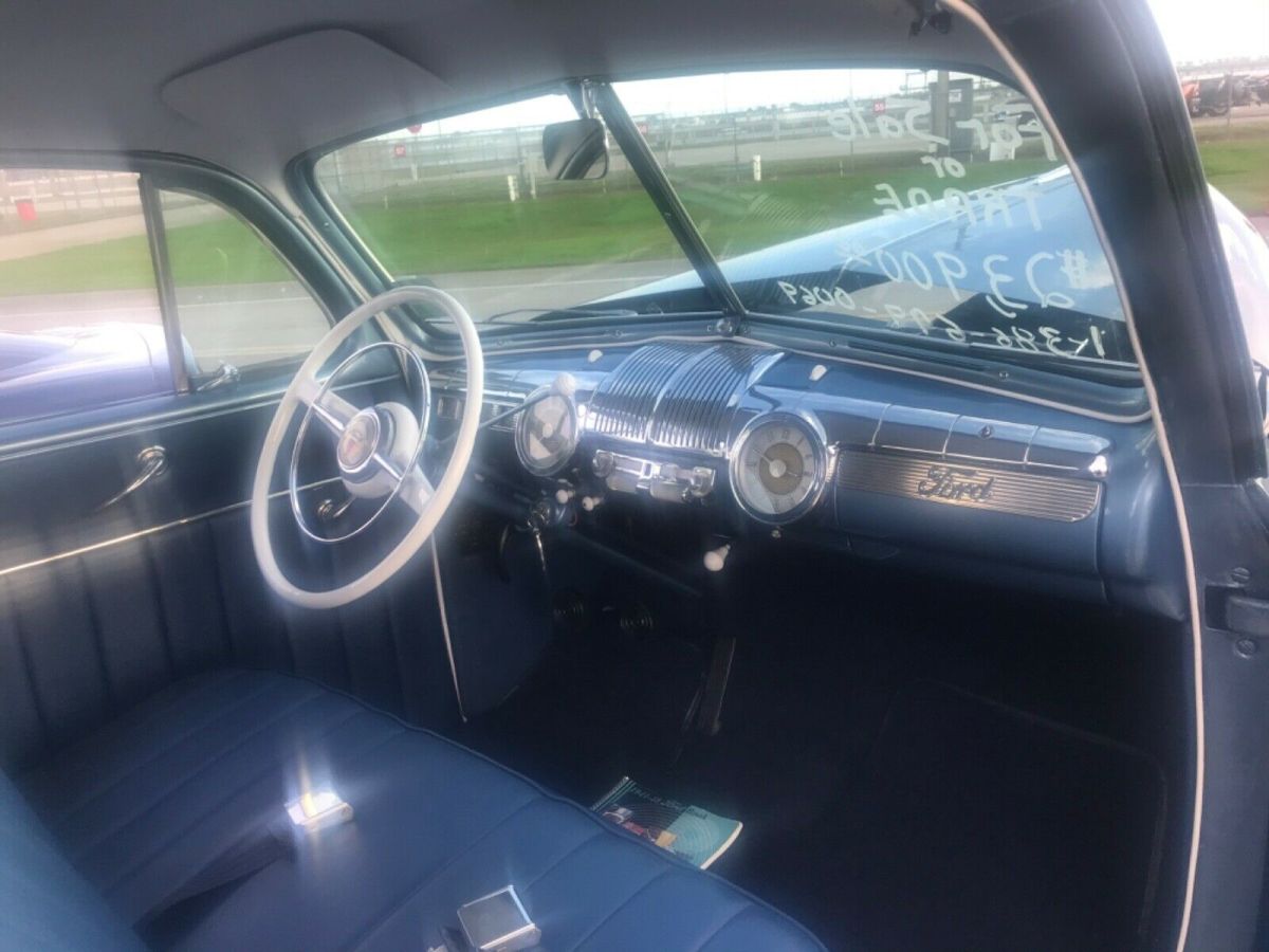 1948 Blue Ford Coupe Coupe