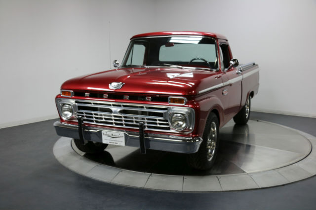 1966 Red Ford F-100 Pickup Truck