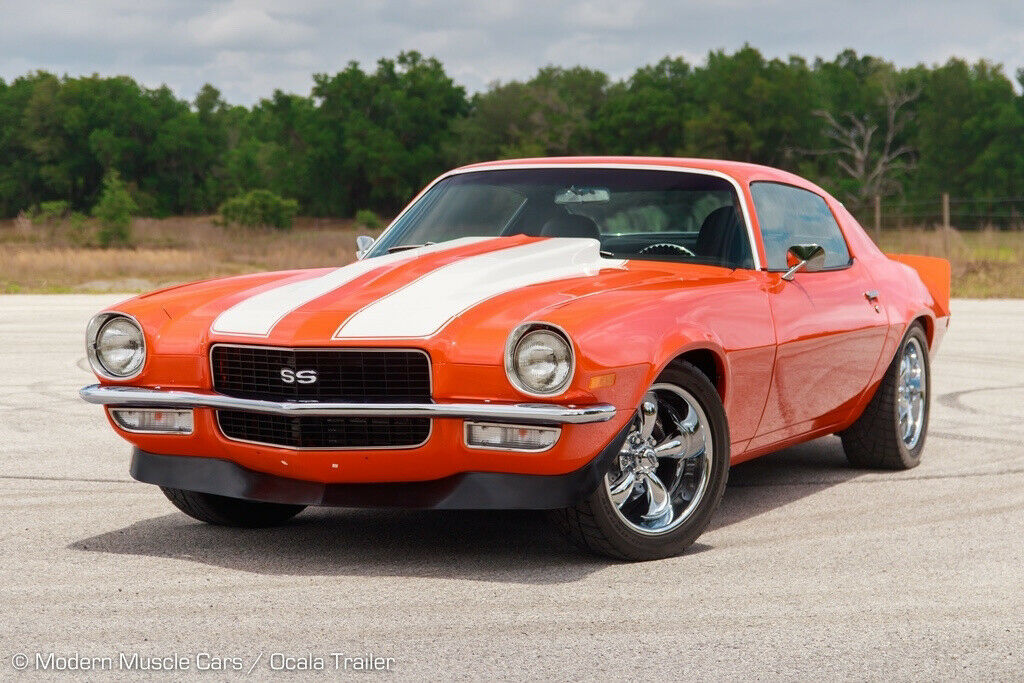 1972 Orange Chevrolet Camaro Coupe