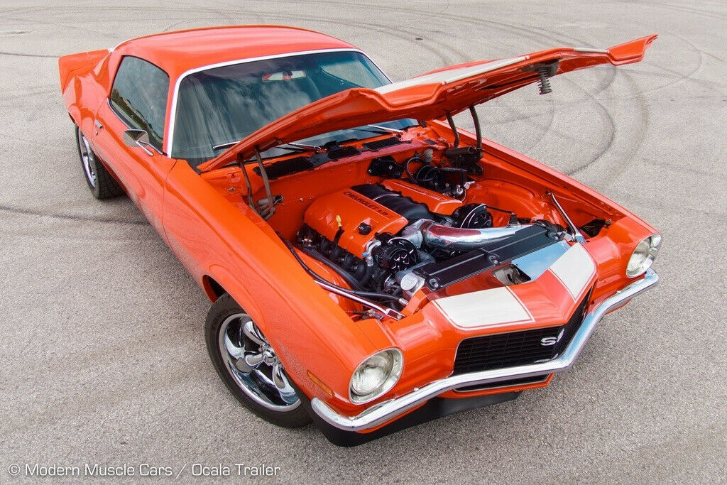 1972 Orange Chevrolet Camaro Coupe