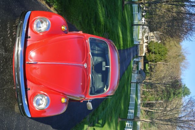 1968 Red Volkswagen Beetle - Classic Coupe