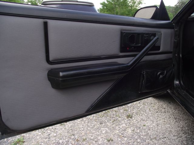 1989 Black Pontiac Firebird Coupe