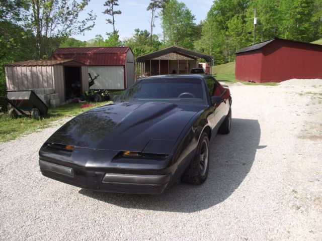 1989 Black Pontiac Firebird Coupe