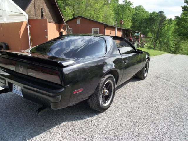 1989 Black Pontiac Firebird Coupe