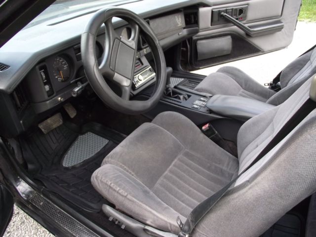 1989 Black Pontiac Firebird Coupe