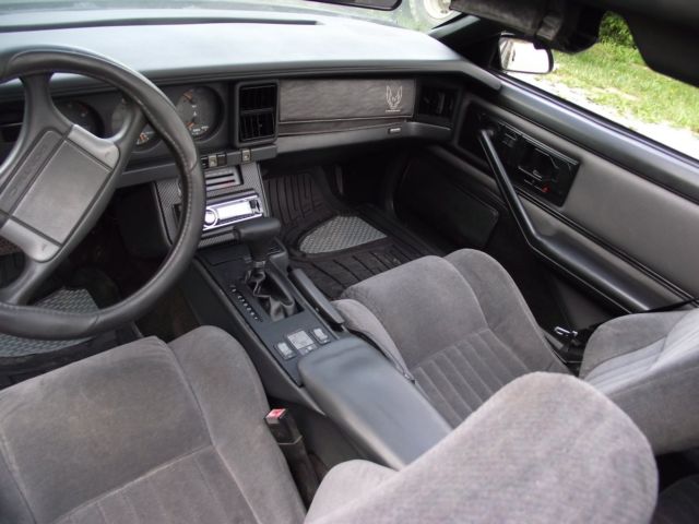 1989 Black Pontiac Firebird Coupe