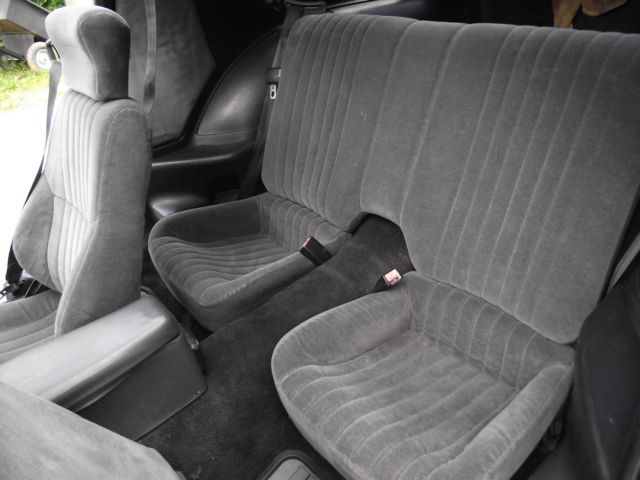 1989 Black Pontiac Firebird Coupe