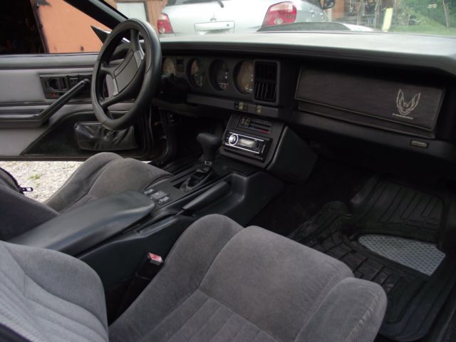 1989 Black Pontiac Firebird Coupe
