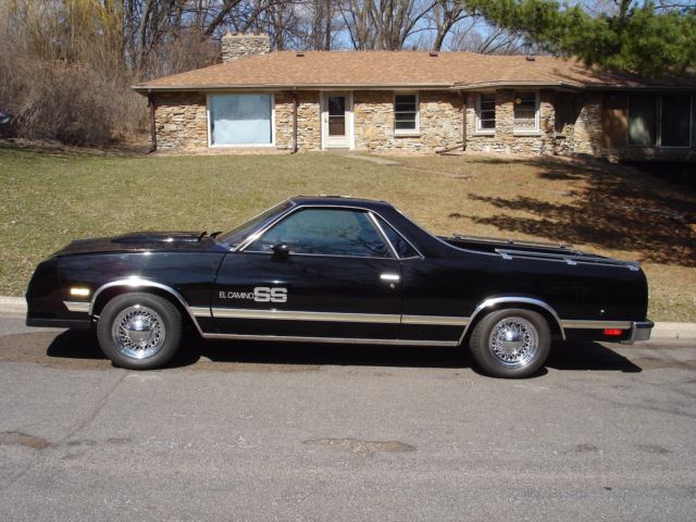 1984 Black Chevrolet El Camino