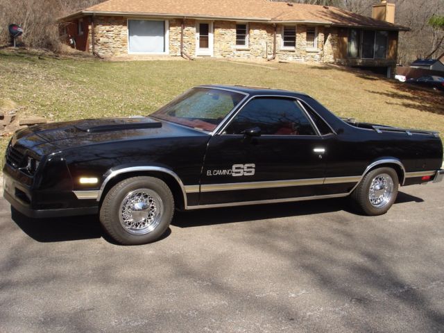 1984 Black Chevrolet El Camino