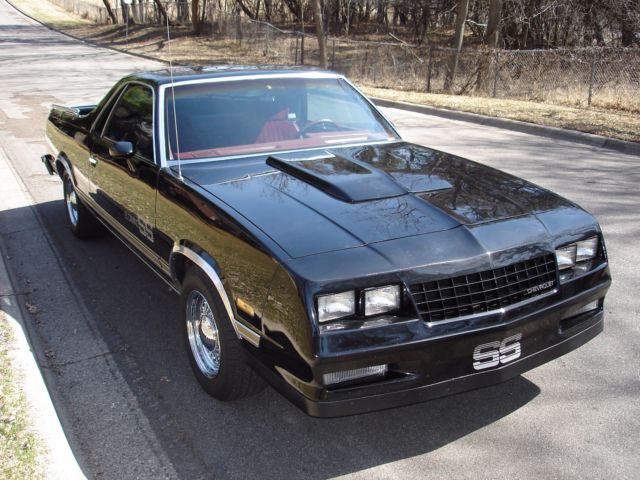 1984 Black Chevrolet El Camino