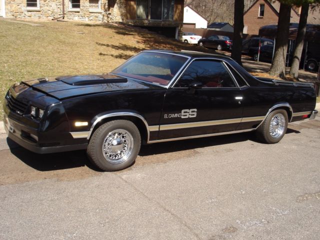 1984 Black Chevrolet El Camino