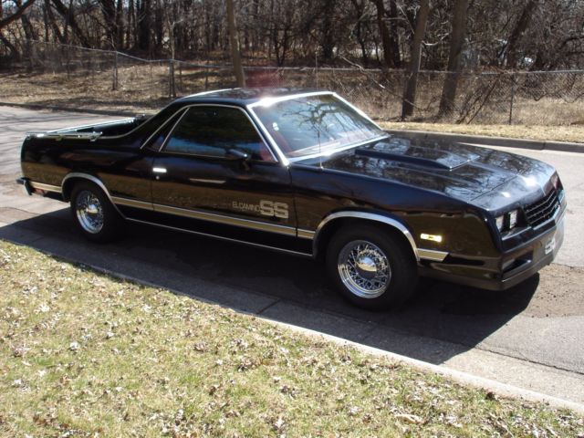 1984 Black Chevrolet El Camino