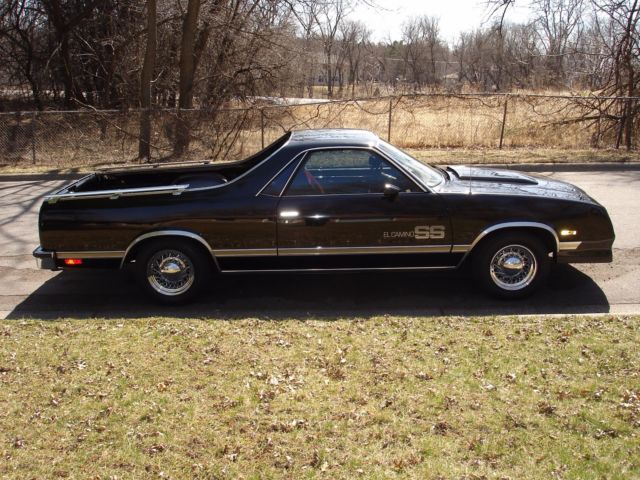1984 Black Chevrolet El Camino