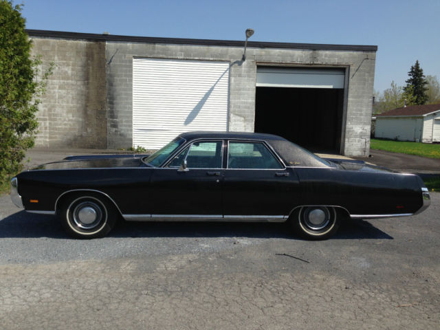 1969 Black Chrysler New Yorker Sedan