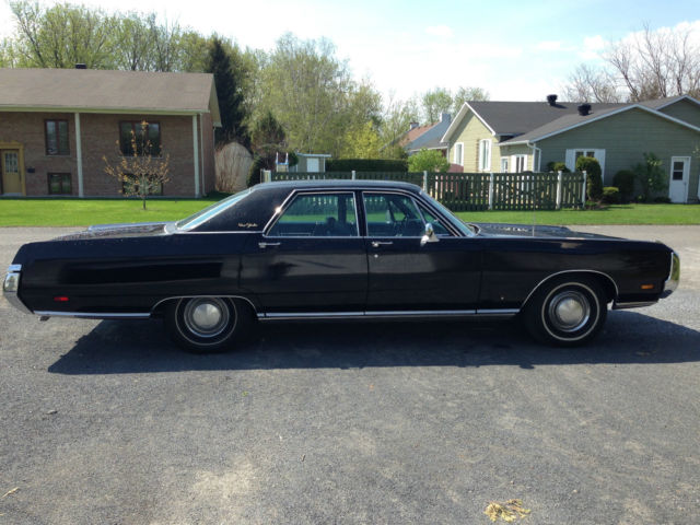 1969 Black Chrysler New Yorker Sedan