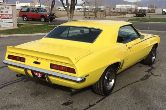 1969 Daytona Yellow Chevrolet Camaro Coupe