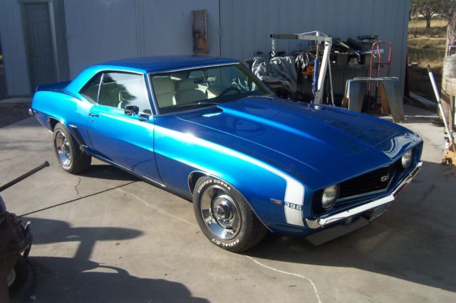 1969 Blue Chevrolet Camaro Coupe
