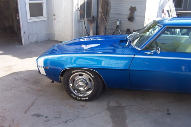 1969 Blue Chevrolet Camaro Coupe