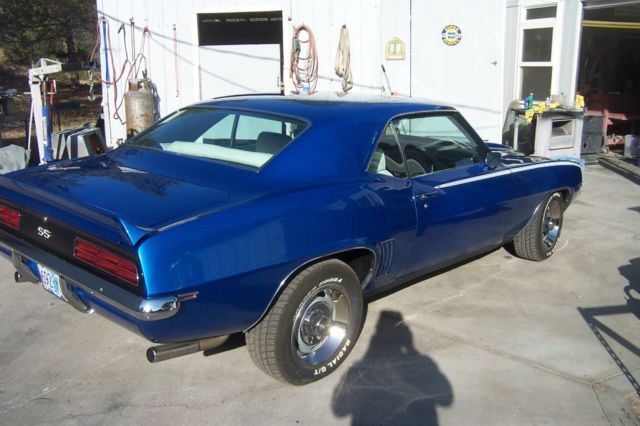 1969 Blue Chevrolet Camaro Coupe