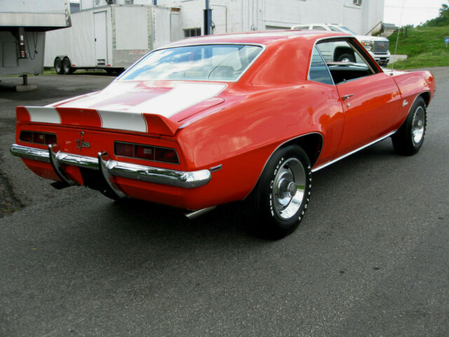 1969 Orange Chevrolet Camaro Coupe