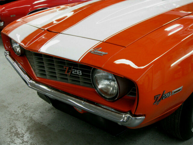 1969 Orange Chevrolet Camaro Coupe