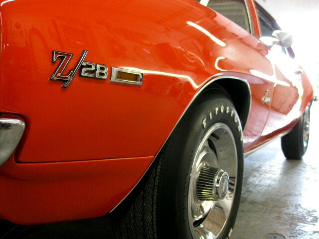 1969 Orange Chevrolet Camaro Coupe