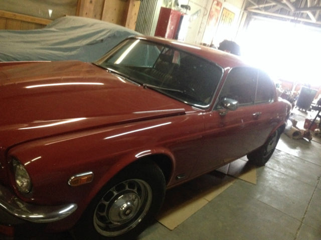 1975 Red Jaguar XJ6 Coupe