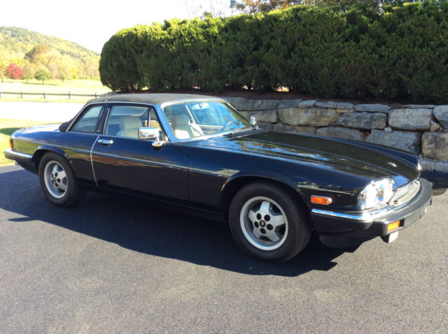 1987 Black Jaguar XJS Convertible