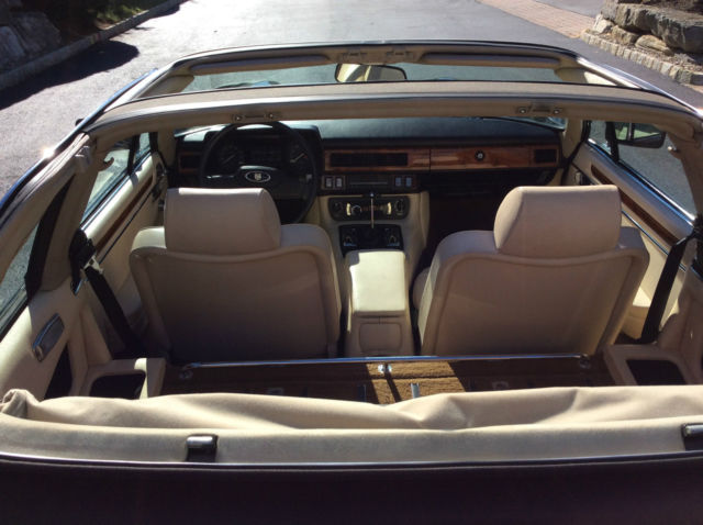 1987 Black Jaguar XJS Convertible