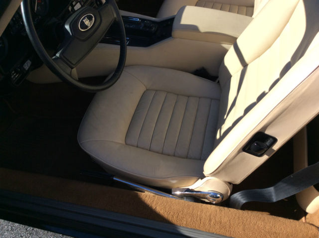 1987 Black Jaguar XJS Convertible