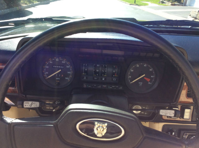 1987 Black Jaguar XJS Convertible