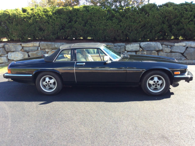 1987 Black Jaguar XJS Convertible